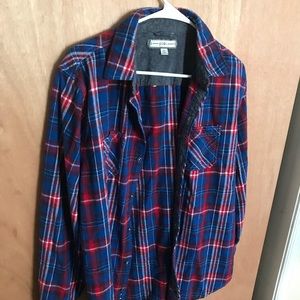 A long sleeve flannel. Very warm.